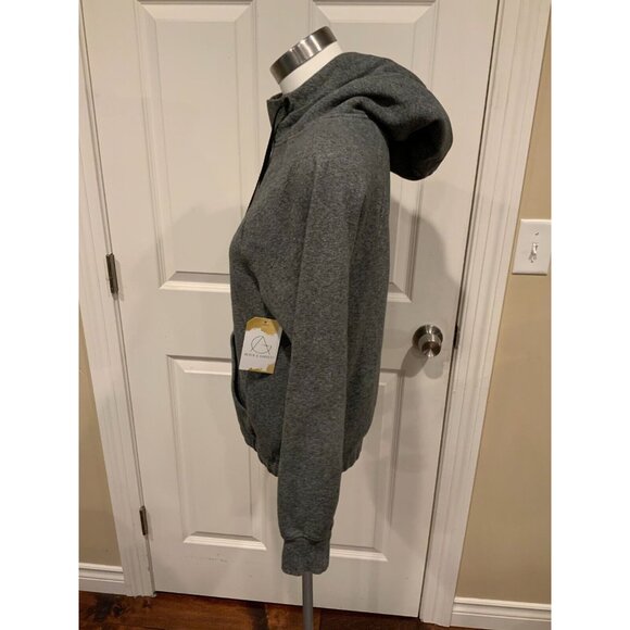 Lululemon Gray Hooded Sweatshirt Pullover Warm for Winter W/ Pocket, Size 2 (US) - Picture 4 of 7